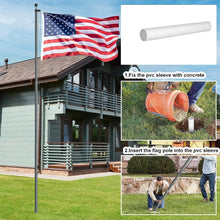 Load image into Gallery viewer, Premium Heavy Duty Flag Pole 25 FT - Perfect for Residential &amp; Commercial Use