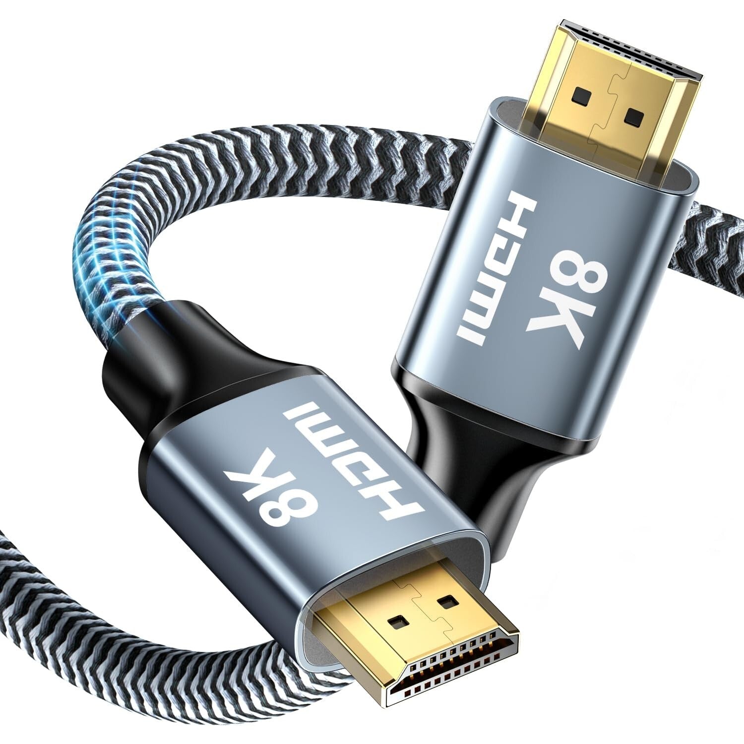40ft 8K HDMI 2.1 Cable with 48Gbps Speed - Ideal for Gaming & Home Theater