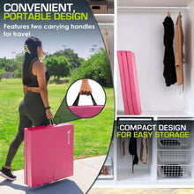 Load image into Gallery viewer, Durable Tri-Fold Workout Mat with Joint Protection - Ideal for Gymnastics &amp; Yoga