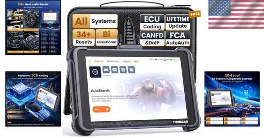Comprehensive Automotive Scan Tool with Real-Time Diagnostics & Easy Updates