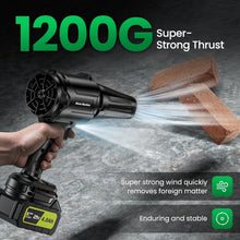 Load image into Gallery viewer, Effortless Patio Cleaning: Lightweight Cordless Leaf Blower with Safety Features