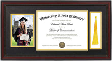 Load image into Gallery viewer, Sophisticated Matte Finish Diploma Frame with Tassel Holder - Ideal Gift