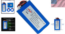 Load image into Gallery viewer, 6600mAh 3.7V Rechargeable Li-ion Battery with JST Plug - Real Capacity Assurance