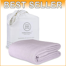 Load image into Gallery viewer, All-Season Lightweight King Size Blanket - Durable Herringbone Cotton Throw