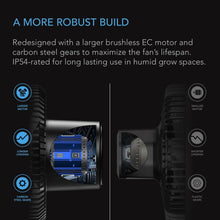 Load image into Gallery viewer, Hydroponics 6-Inch Clip-On Fan with 10 Speed Control &amp; Whisper-Quiet Operation