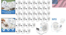 Load image into Gallery viewer, Effortless Crafting 36 Pcs Clear Tape Rolls and Durable Dispensers for Any Task