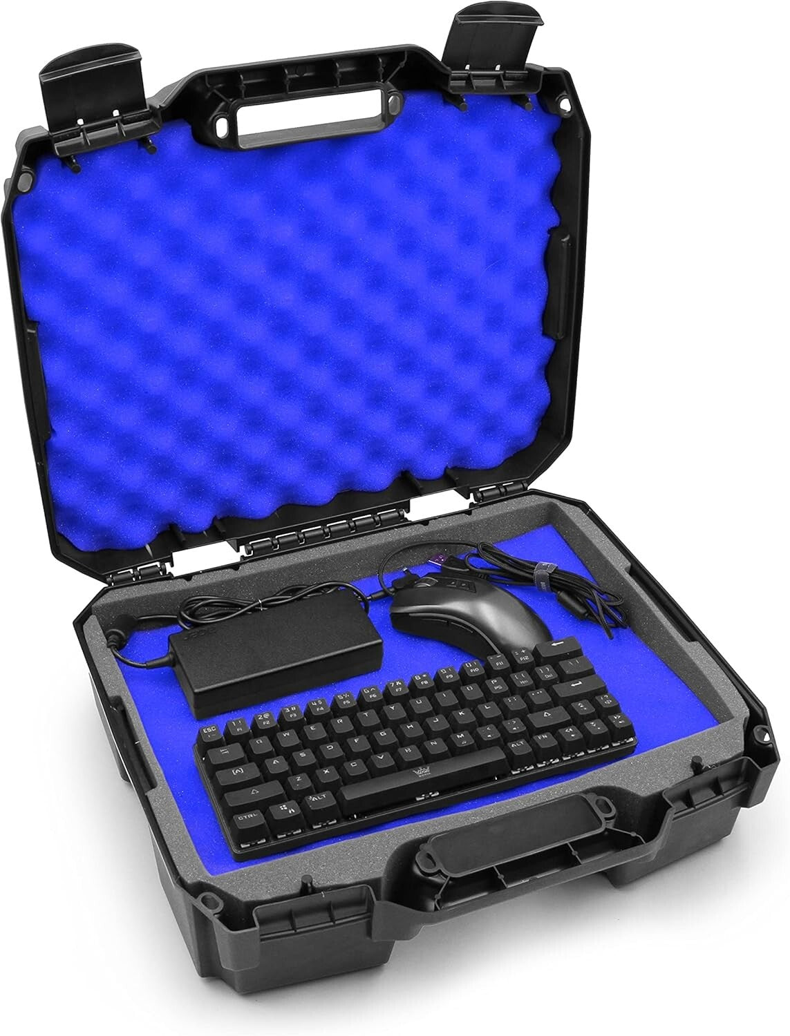 Crushproof 15" Hard Shell Laptop Case with Foam for Safe Travel & Storage