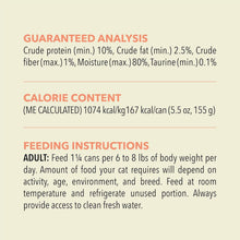 Load image into Gallery viewer, High Protein Salmon &amp; Chicken Recipe Cat Food in Rich Beef Bone Broth - 12 Cans