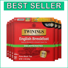 Load image into Gallery viewer, Traditional Decaf English Breakfast Tea - 50 Count | Trusted Since 1706