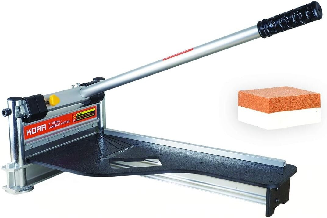 Compact 9" KORR Cutter for Laminate & Siding with Built-in Miter Settings