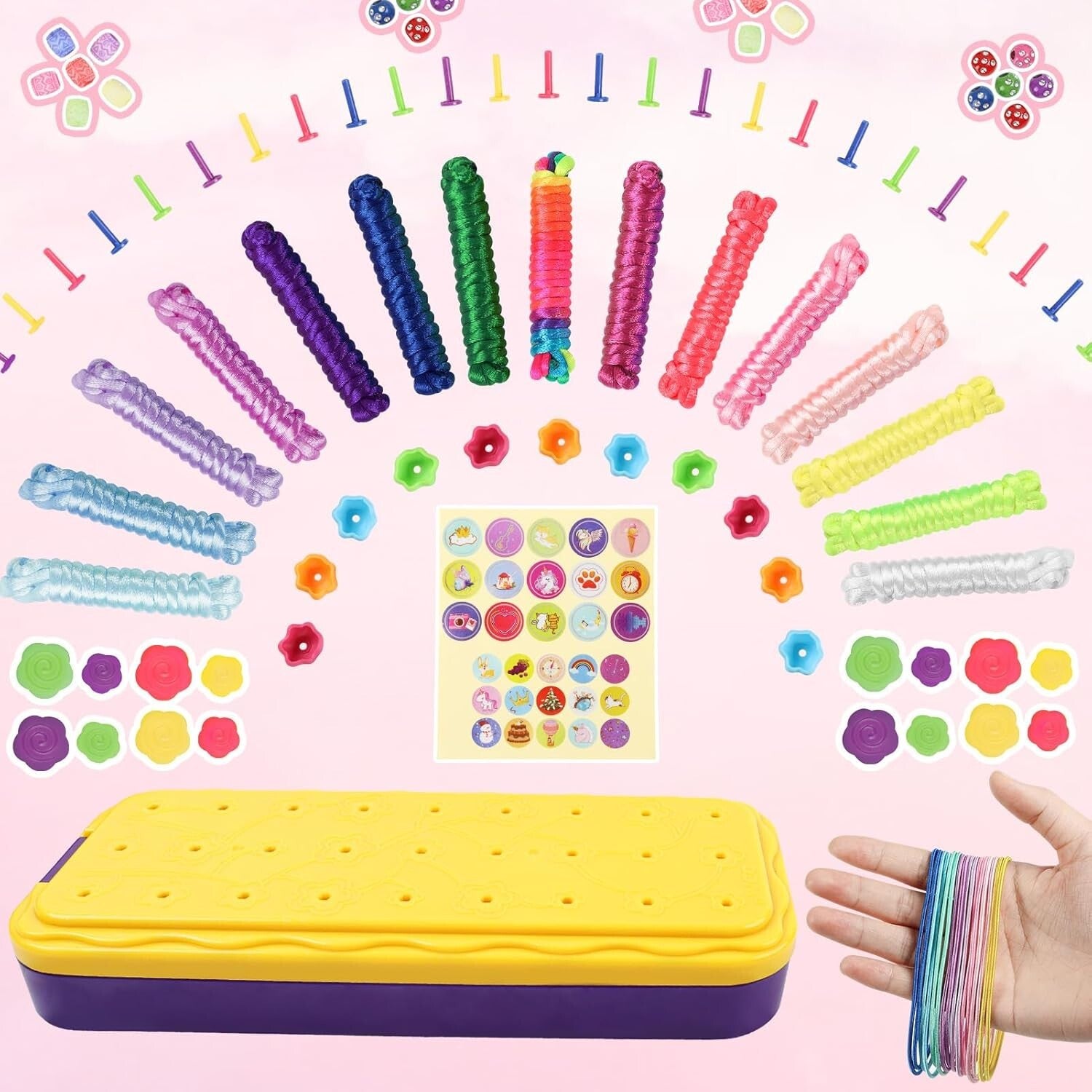 All-in-One Bracelet Making Kit for Kids - Perfect Creative Gift for Ages 8-12