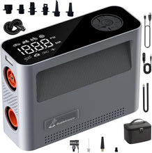 Load image into Gallery viewer, Electric Tire Inflator - Fast 500L/min Pump with Pressure Sensors &amp; LED Light