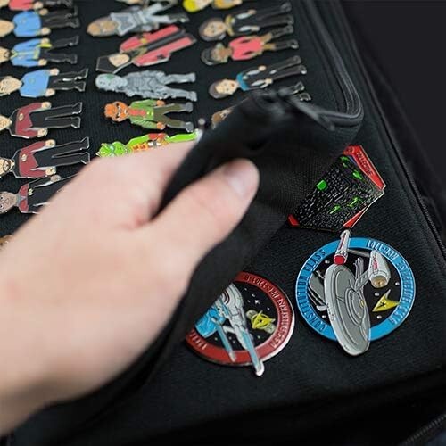 Portable Large Trading Pin Bag Organizer - Ideal for Storage & Display