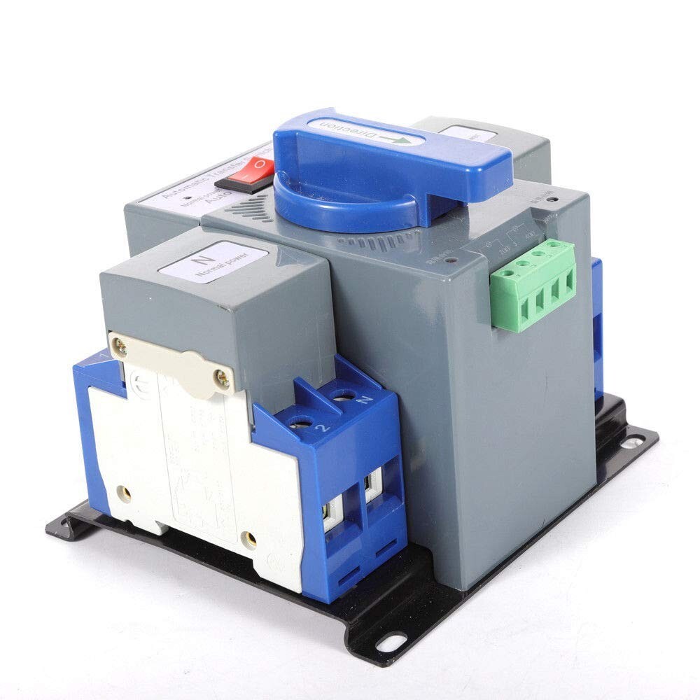 110V Dual Power Changeover Switch with 63A Rating and Multi-Protection Features