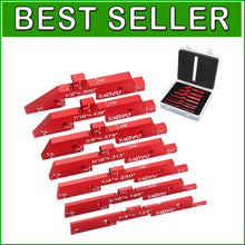 Load image into Gallery viewer, Versatile Aluminum Gauge Blocks - 7pc Set for Height, Depth &amp; Angle Measurements