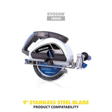 Load image into Gallery viewer, Lightweight 9-Inch Saw Blade for Stainless Steel: 60 Teeth, Ideal for Low RPM