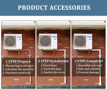Load image into Gallery viewer, Durable 16.5Ft Mini Split Line Set Cover - Easy Install &amp; Weather-Resistant