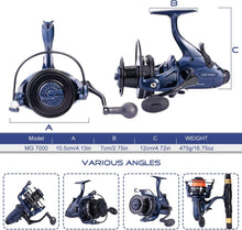 Load image into Gallery viewer, Durable Saltwater &amp; Freshwater 12+1BB Fishing Reel with Anti-Reverse Feature