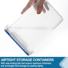 Load image into Gallery viewer, Large Tall Airtight Canisters Set – 10 Plastic Containers for Kitchen &amp; Pantry