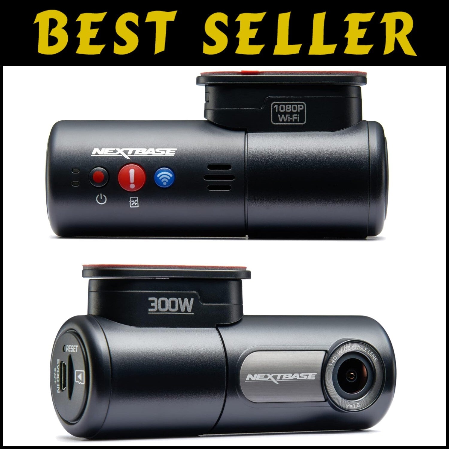 High-Quality 1080p Dash Cam with G-Sensor & Night Vision - Essential Car Safety