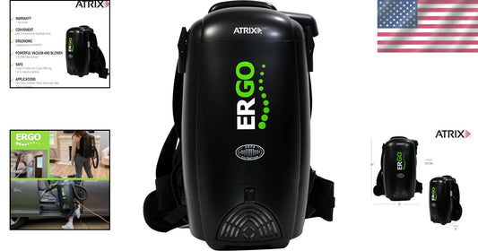 Premium HEPA Backpack Vacuum Bundle with 10 Filters – Lightweight and Powerful