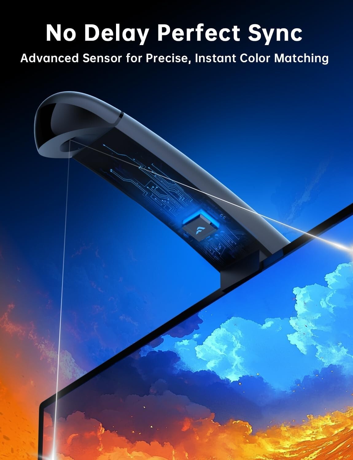 18ft Cuttable Multicolor LED Backlight for 75-85 Inch TV with Smart Controls