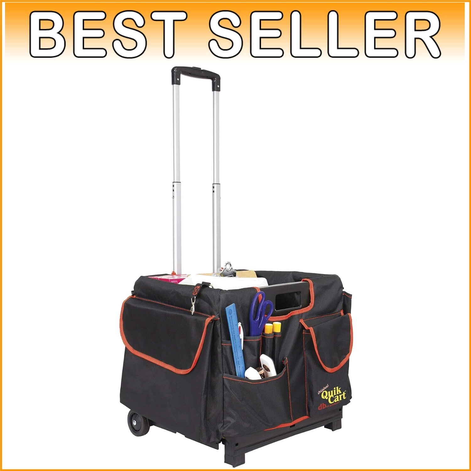 Compact dbest Quik Cart Bundle - Ideal for Outdoor Projects with 80 lb Capacity