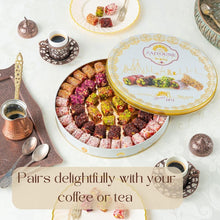 Load image into Gallery viewer, Gourmet Pistachio Turkish Delight 650g - Authentic Handmade Lokum Gift Box