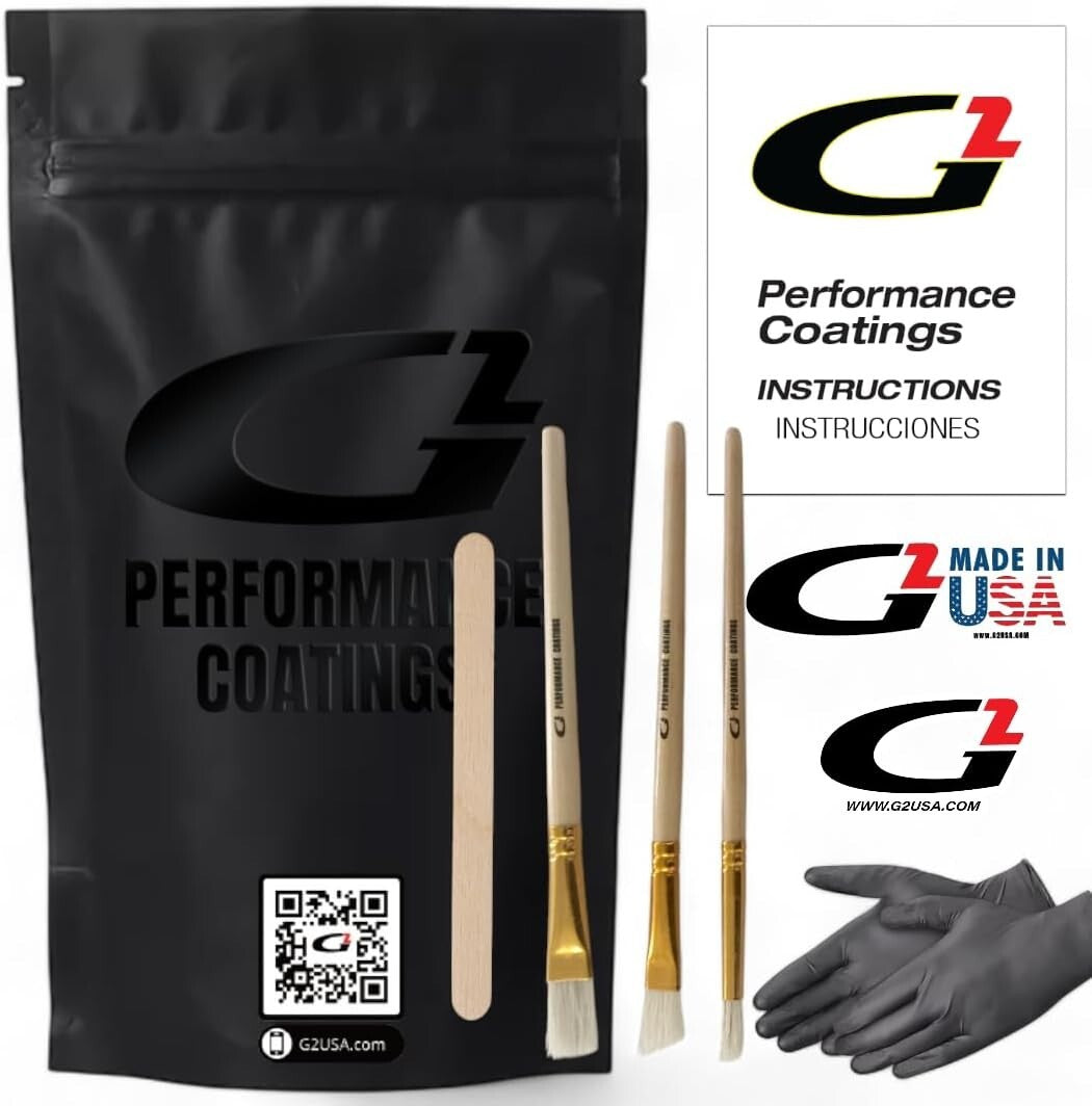 DIY Premium Brake Caliper Paint Kit with High Temp RED Epoxy - Easy Application