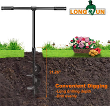 Load image into Gallery viewer, Eco-Friendly 6" x 38" Manual Garden Hole Digger - Alloy Steel Construction