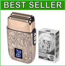 Load image into Gallery viewer, Cordless Bald Head &amp; Beard Trimmer with LCD Display - Ultimate Grooming Tool