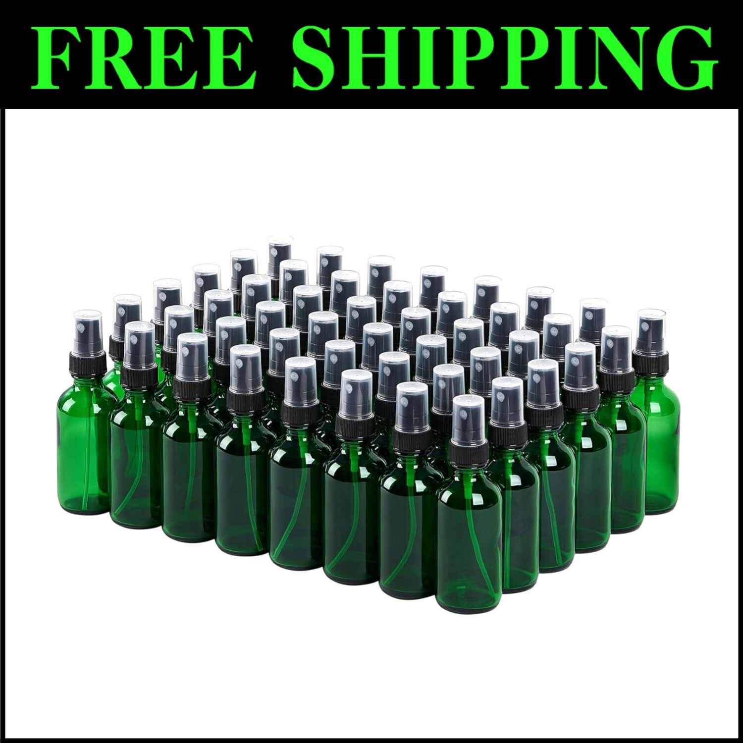 Elegant 2oz Amber Glass Mist Sprayers – Perfect for Travel & Daily Disinfection