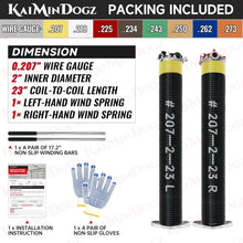 Load image into Gallery viewer, Durable 2" Garage Door Torsion Springs Set with Non-Slip Tools - 16,000 Cycles