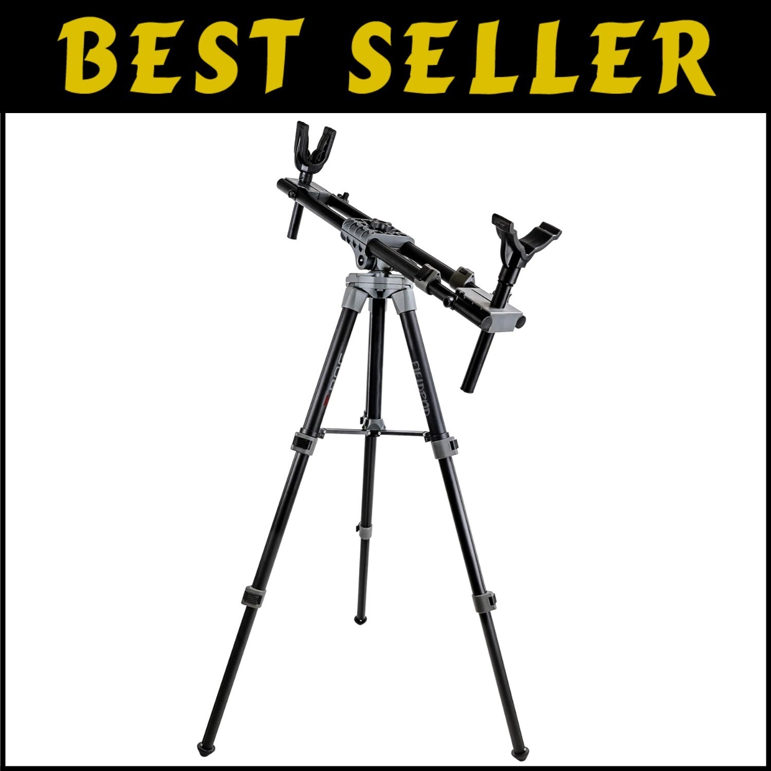 Durable Non-Marring Bipod Rest for Rifles & Crossbows - Lightweight & Stable