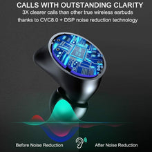 Load image into Gallery viewer, High-Fidelity Noise Cancelling Wireless Earbuds with Touch Control &amp; Microphone