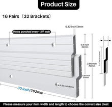 Load image into Gallery viewer, Versatile 30-Inch French Cleat Hanger - Supports 200 lbs, Indoor &amp; Outdoor Use