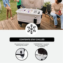 Load image into Gallery viewer, 125 Quart Insulated Hard Shell Ice Chest Cooler with Bottle Opener - Party Bar