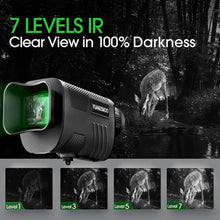 Load image into Gallery viewer, 8X Zoom Night Vision Monocular: Digital Infrared Telescope for Total Darkness