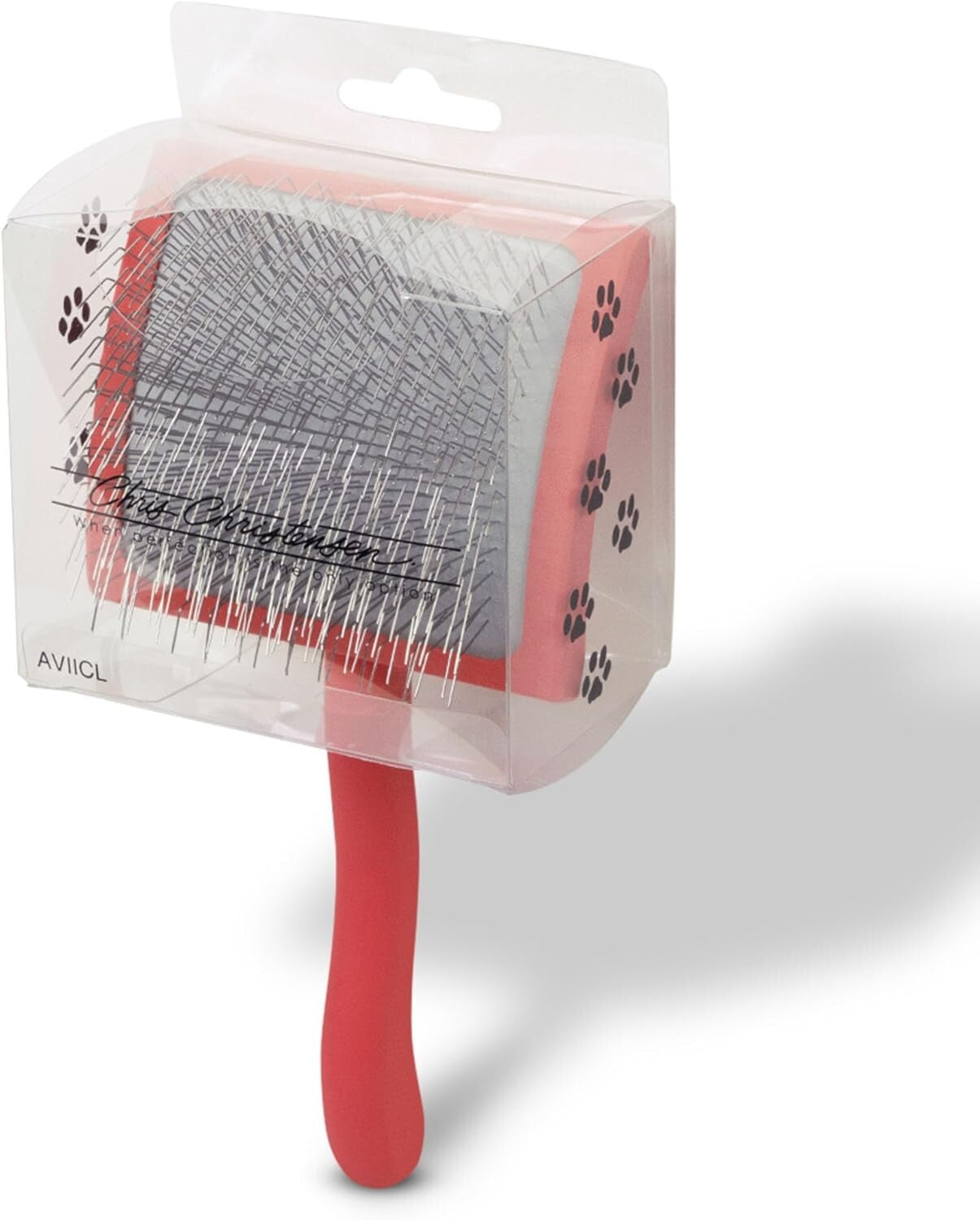 Big G Dog Slicker Brush - Professional Grooming Tool for Goldendoodles, Coral