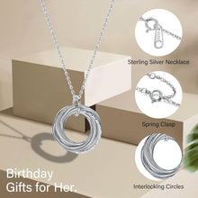 Load image into Gallery viewer, Sterling Silver 70th Birthday Necklace - Perfect Gift with Elegant Packaging