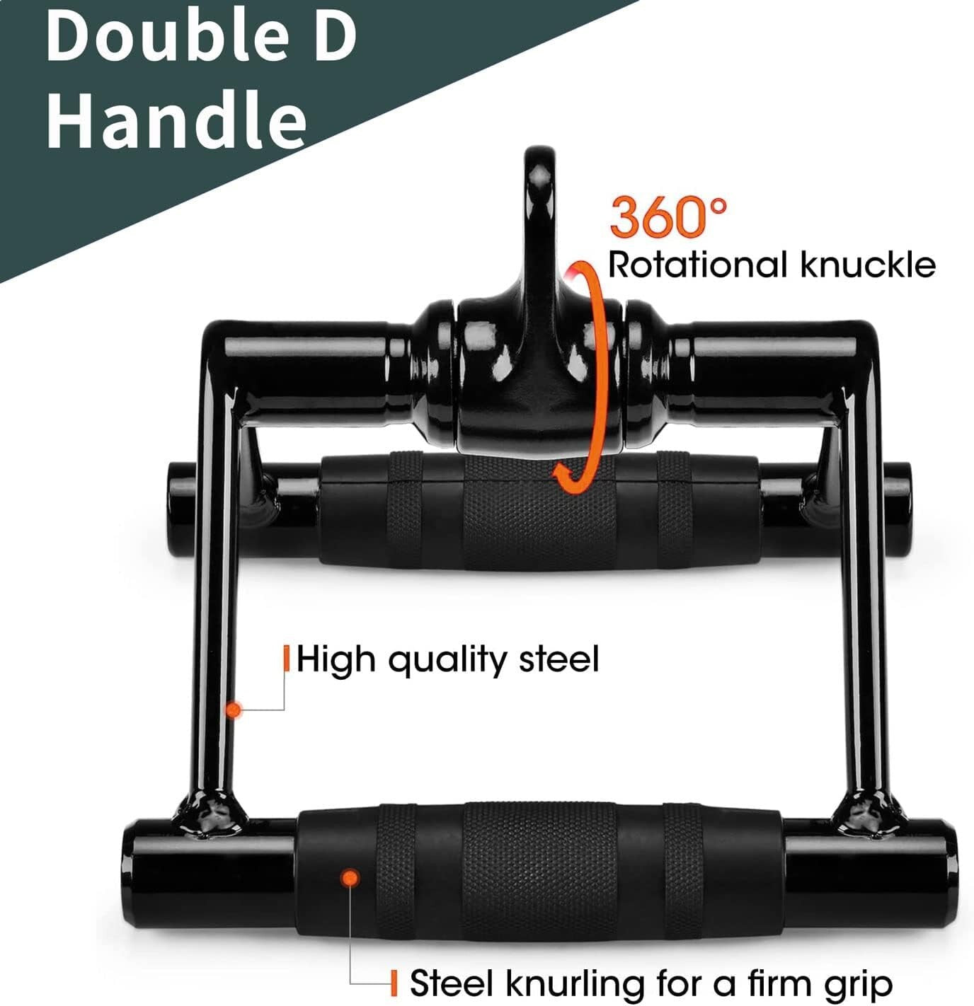 Multi-Functional Solid Steel Gym Attachments - Strengthen Your Training Routine