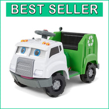 Load image into Gallery viewer, 6 Volt Real Rigs Recycling Truck - Safe Ride-On Toy for Toddlers 1.5-4 Years