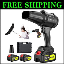 Load image into Gallery viewer, Effortless Patio Cleaning: Lightweight Cordless Leaf Blower with Safety Features