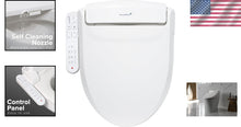 Load image into Gallery viewer, Elongated Smart Bidet Toilet Seat with Heated Comfort &amp; Adjustable Wash Controls