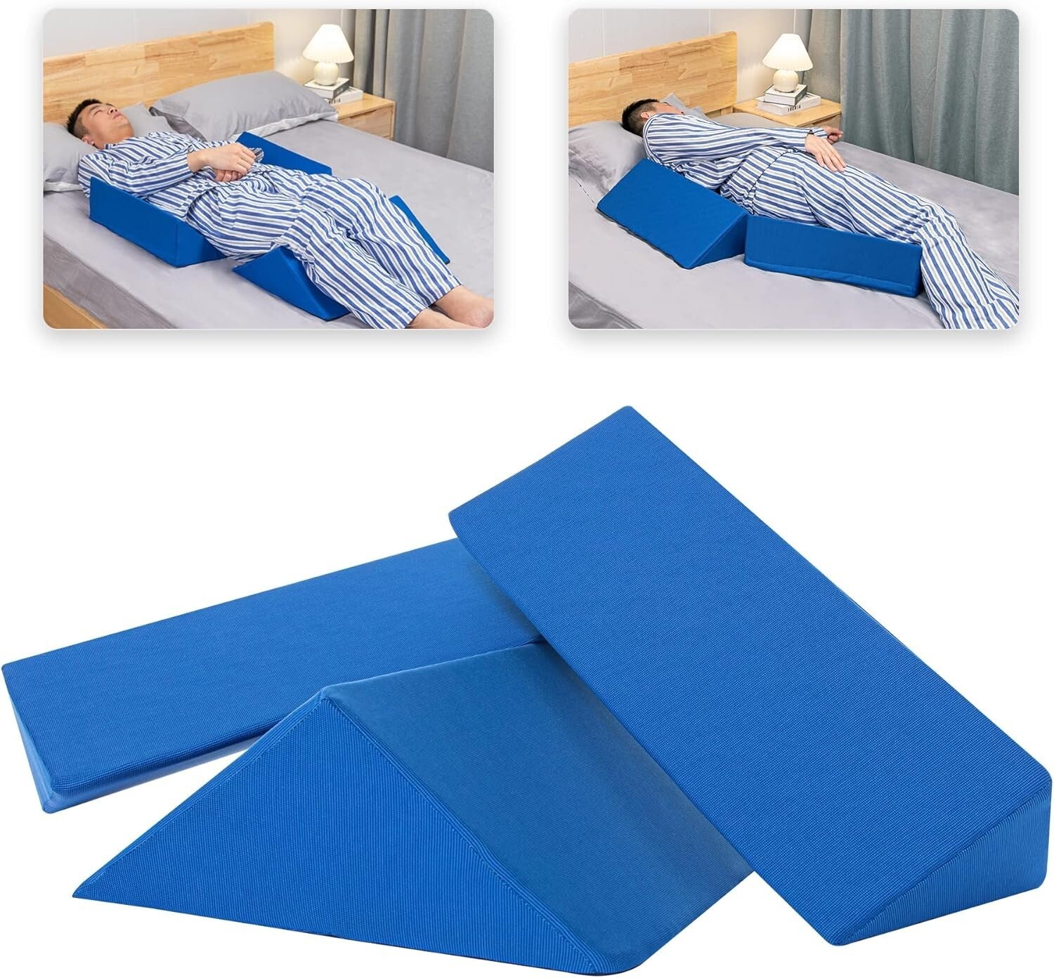 Adjustable Wedge Pillow Set: Perfect for Side Sleeping, Pregnancy, & Medical Use
