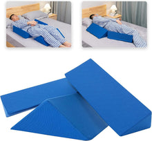 Load image into Gallery viewer, Adjustable Wedge Pillow Set: Perfect for Side Sleeping, Pregnancy, &amp; Medical Use