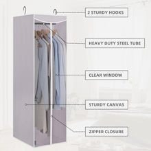 Load image into Gallery viewer, Large Zippered Garment Bags with Clear Window - Perfect for Closet Organization