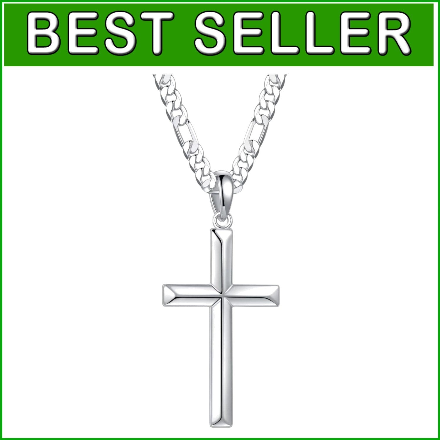 Classic S925 Cross Chain Necklace - Luxurious 18K Gold Plated Option for Gifting