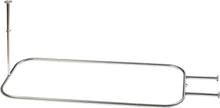 Load image into Gallery viewer, Freestanding Tub Oval Shower Curtain Rod - Rustproof Aluminum, Fits 60" x 28"