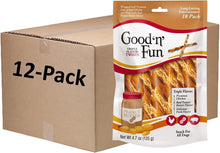 Load image into Gallery viewer, Good n Fun 18 Count Rawhide Twists: Triple Flavor Treats for All Life Stages